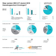 Waar werken HBO-ICT alumni 2018 Hanzehogeschool Groningen?