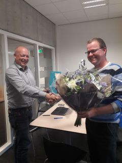 Links: Talko Dijkhuis (hoofddocent Data Science) en Rechts: Ronald van der Veen